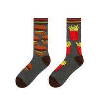 Load image into Gallery viewer, Comfort Food Odd Paired Crazy Socks - Crazy Sock Thursdays
