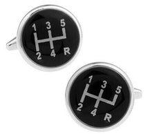 Load image into Gallery viewer, Gear Stick Cufflinks - Crazy Sock Thursdays
