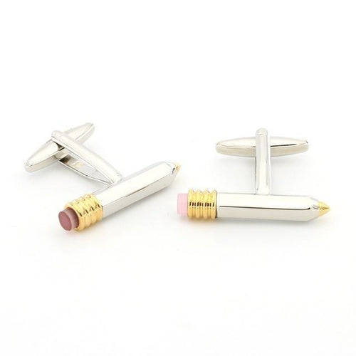 Pencil Cufflinks - Crazy Sock Thursdays