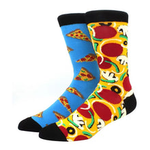 Load image into Gallery viewer, Pizzas! Odd Paired Crazy Socks - Crazy Sock Thursdays
