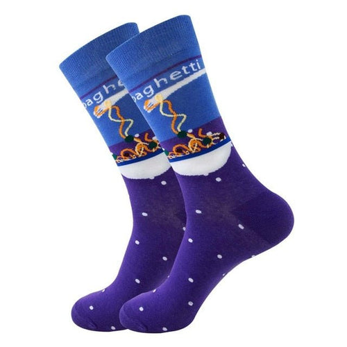 Spaghetti Crazy Socks - Crazy Sock Thursdays